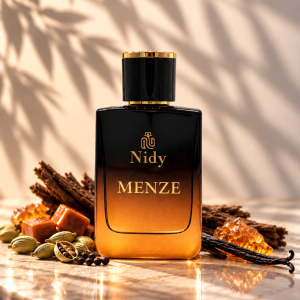 Home luxurious nidy menze perfume still life
